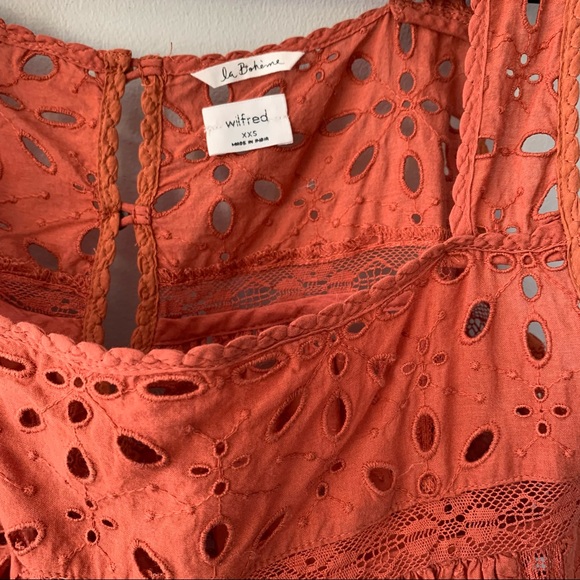 Aritzia Wilfred Leonore Blouse Moroccan Spice - Picture 6 of 6